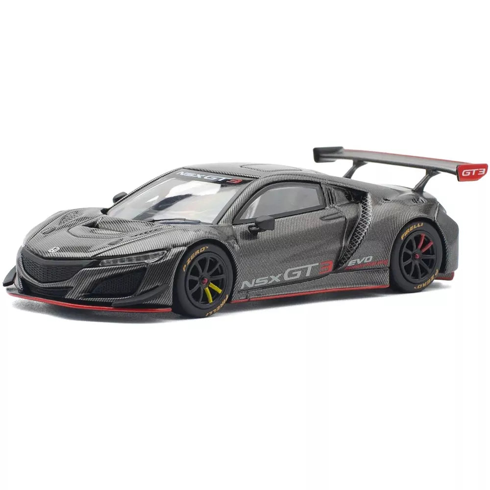 Carbon Edition Honda NSX GT3 EVO22 1:64 Scale Die-Cast Car By Pop Race -Pop Race - India - www.superherotoystore.com