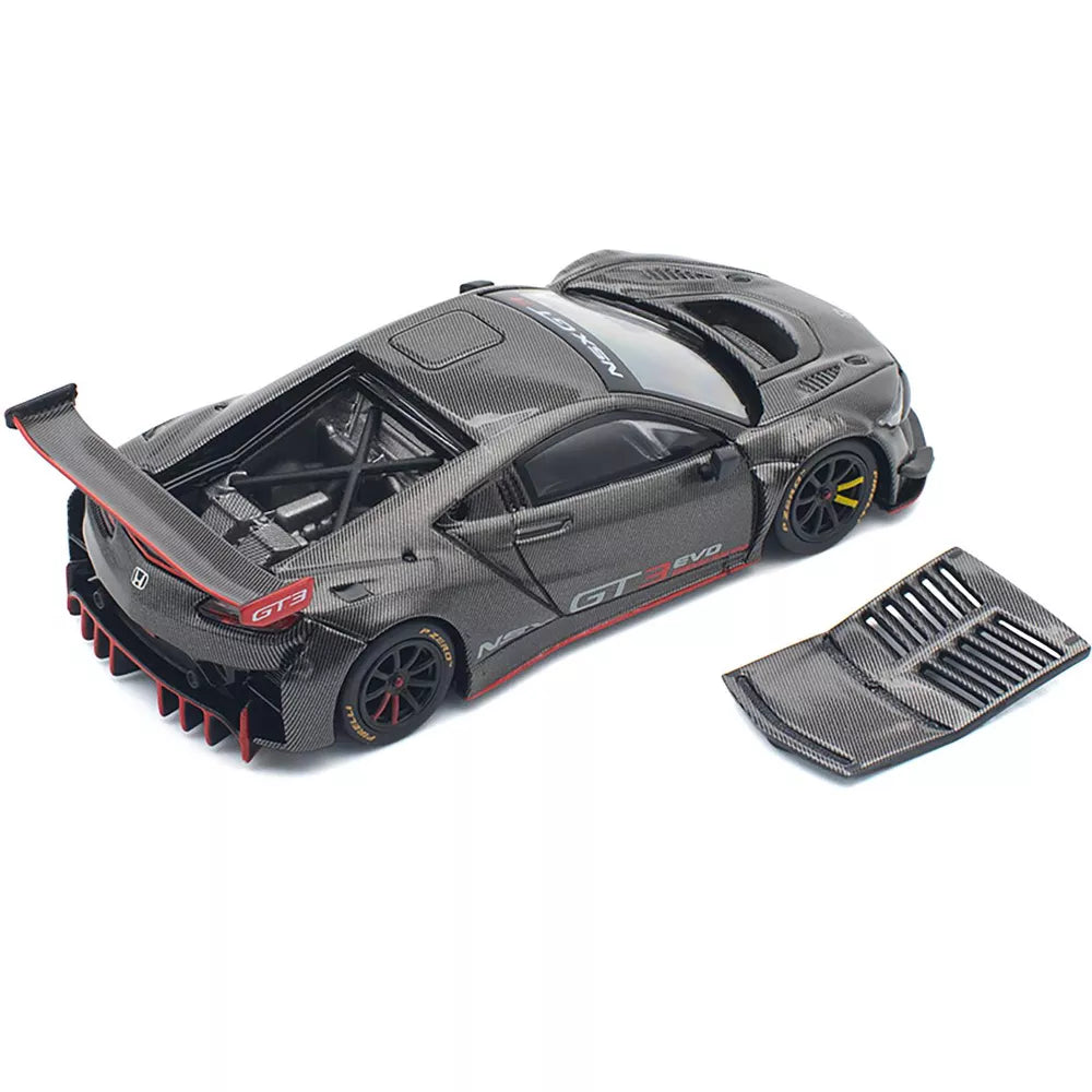 Carbon Edition Honda NSX GT3 EVO22 1:64 Scale Die-Cast Car By Pop Race -Pop Race - India - www.superherotoystore.com