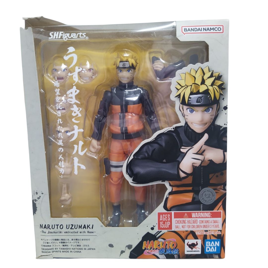 Naruto Uzumaki SH Figuarts Figure by Bandai -Tamashii Nations - India - www.superherotoystore.com