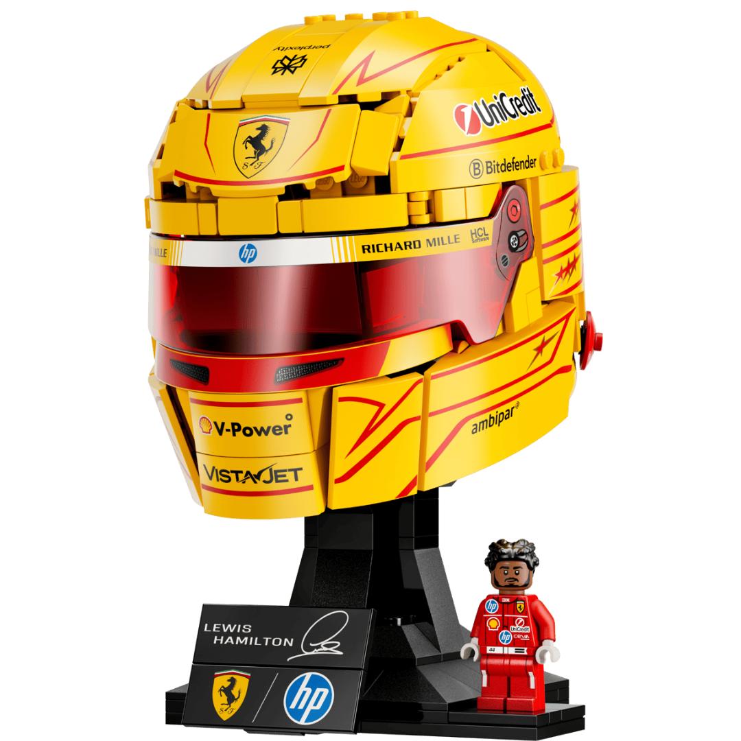 Scuderia Ferrari Hp Lewis Hamilton Helmet By Lego -Lego - India - www.superherotoystore.com