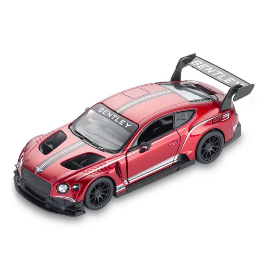 Red Bentley Continental GT3 1:38 Scale Die-Cast Car By Kinsmart -Kinsmart - India - www.superherotoystore.com