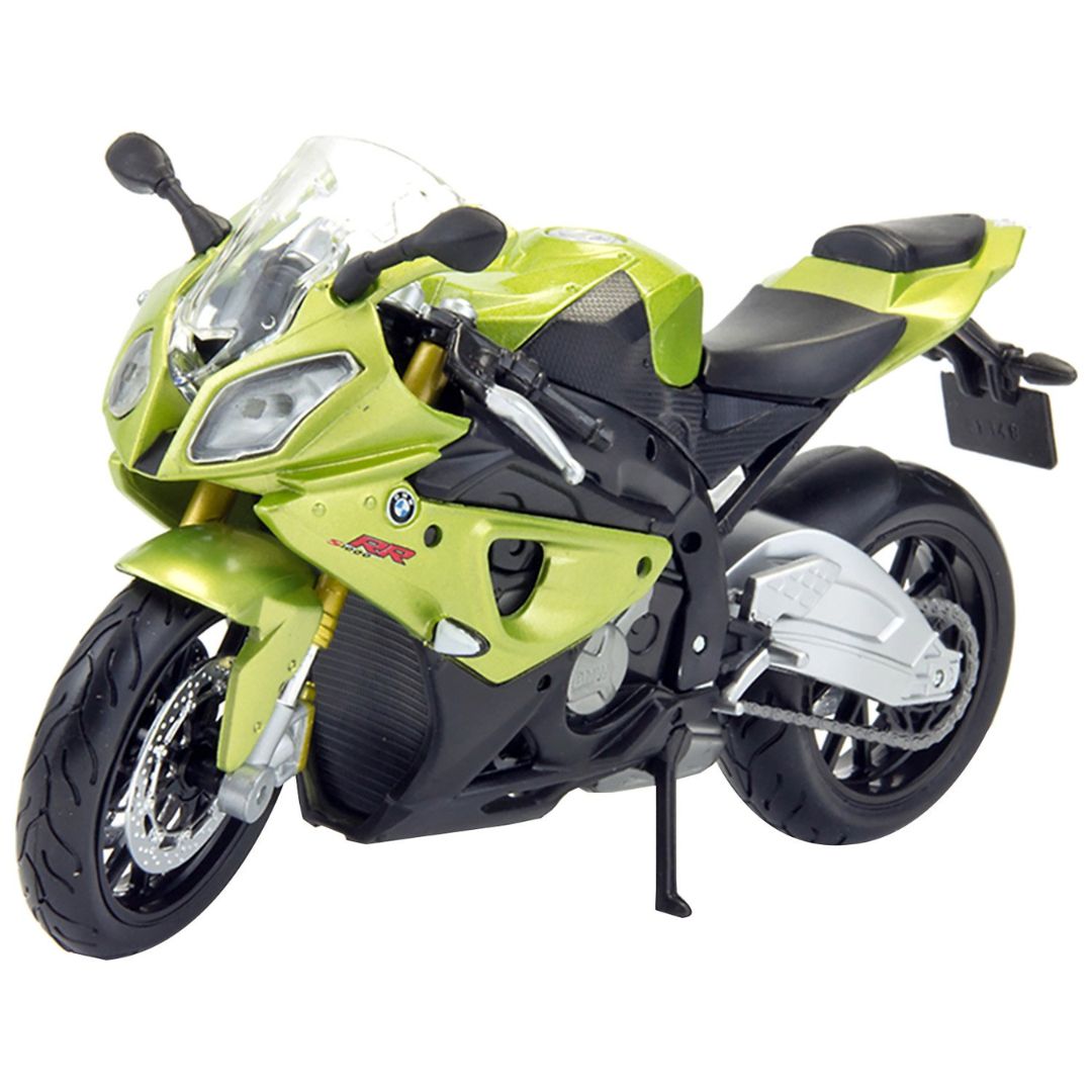 Green BMW S 1000 RR 1:18 Scale Bike by Maisto -Maisto - India - www.superherotoystore.com