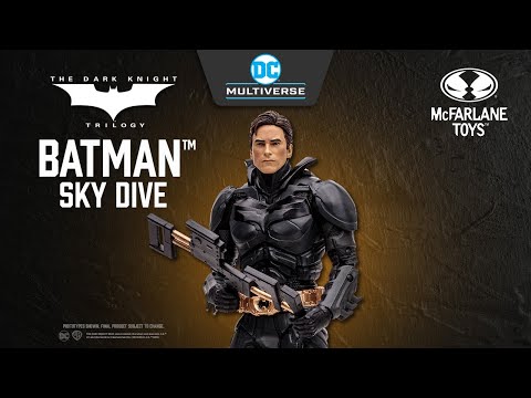 The Dark Knight - Batman Sky dive Version figure by McFarlane Toys -McFarlane Toys - India - www.superherotoystore.com