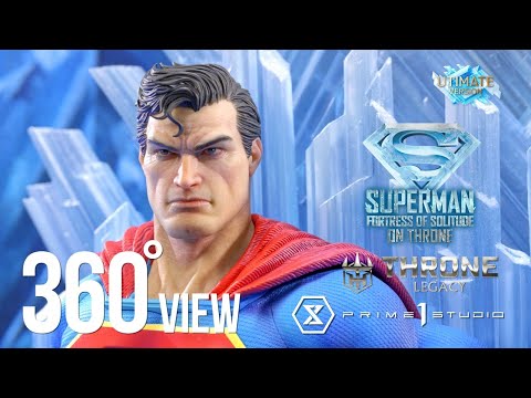 Superman Fortress Of Solitude On Throne Deluxe Statue By Prime1 Studios -Prime1 Studios - India - www.superherotoystore.com