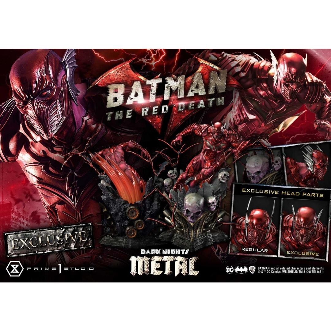 DC Comics Dark Nights Metal Batman The Red Death Exclusive Verson 1/3rd Scale Statue by Prime 1 Studios -Prime 1 Studio - India - www.superherotoystore.com