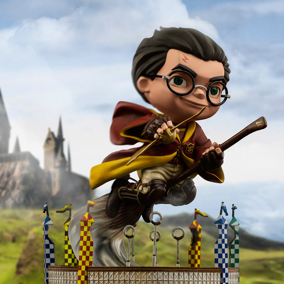 Harry Potter at the Quidditch Match MiniCo Figure by Iron Studios -MiniCo - India - www.superherotoystore.com