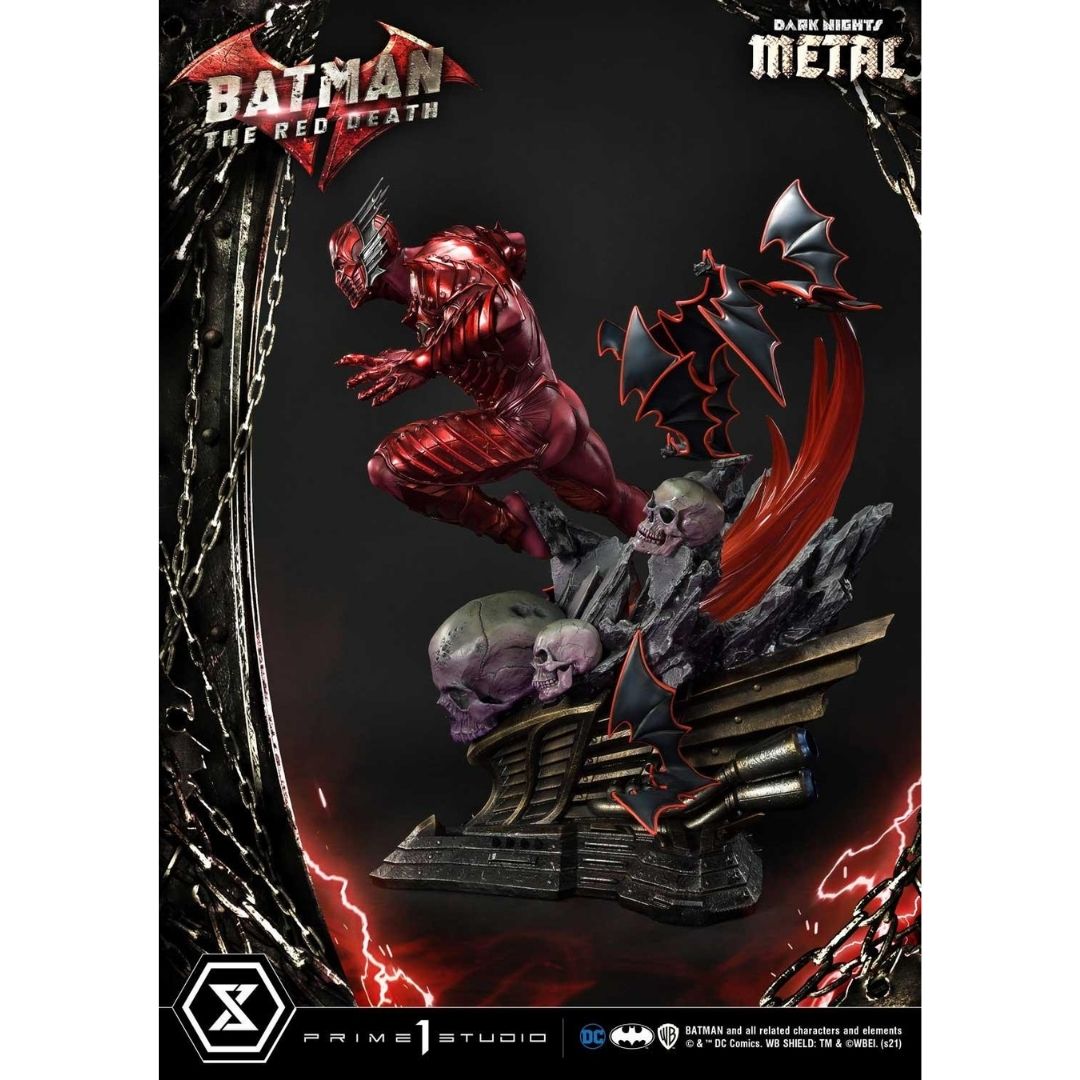 DC Comics Dark Nights Metal Batman The Red Death Exclusive Verson 1/3rd Scale Statue by Prime 1 Studios -Prime 1 Studio - India - www.superherotoystore.com