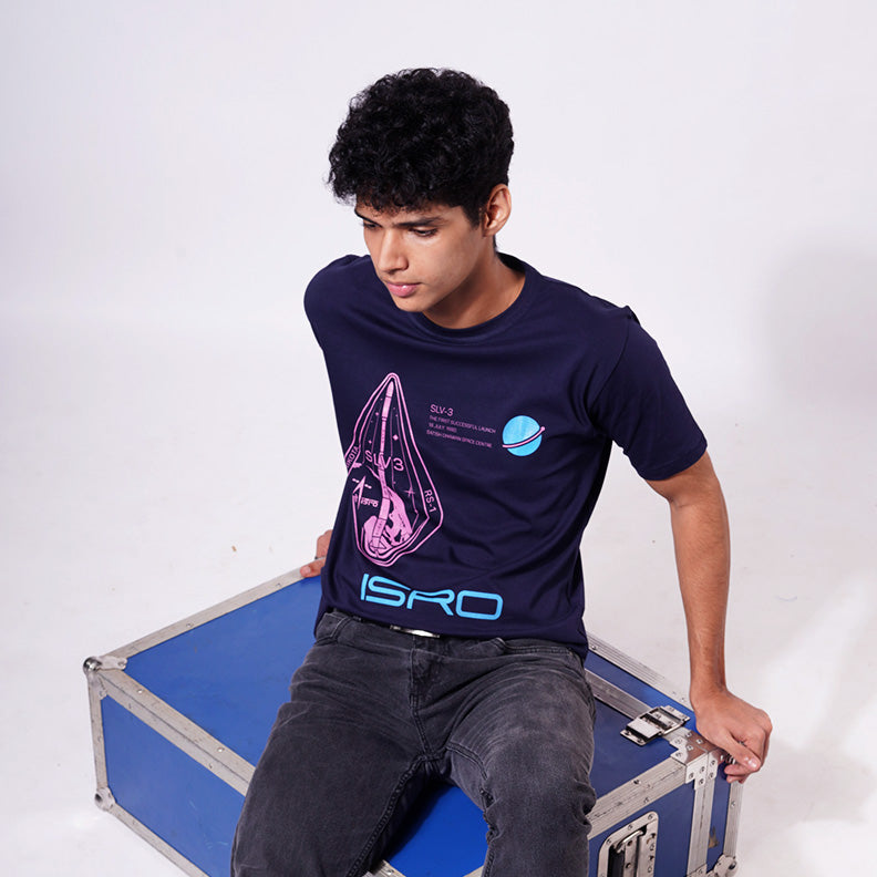 ISRO Navy SLV 3 T-Shirt -A47 - India - www.superherotoystore.com