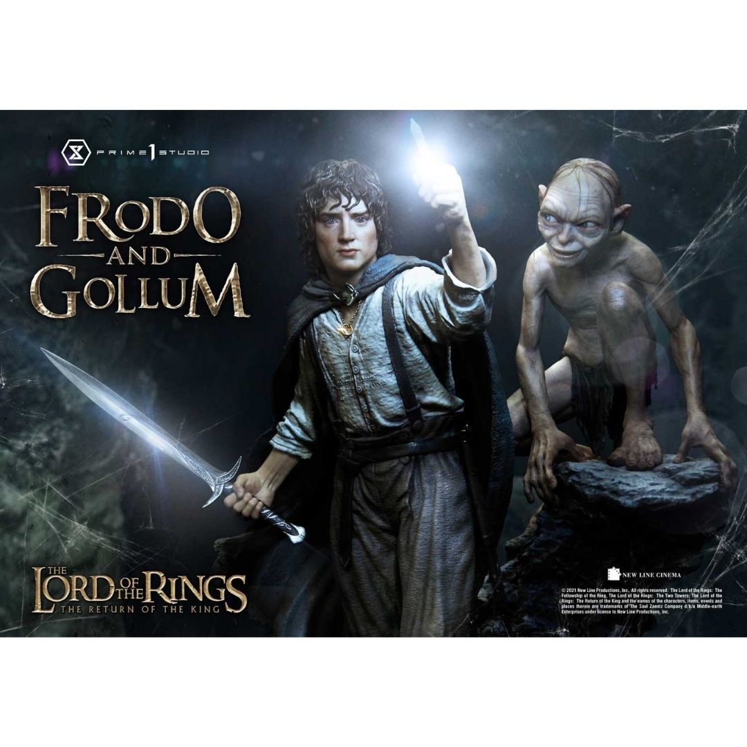Lord Of The Rings Frodo & Gollum 1/4th Scale Statue by Prime 1 Studios -Prime 1 Studio - India - www.superherotoystore.com