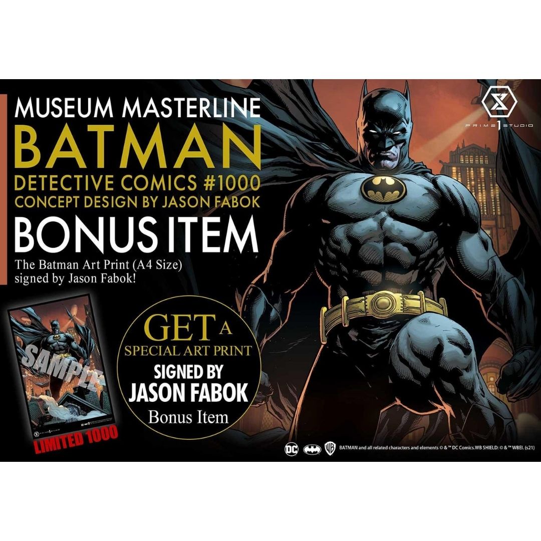 Batman Detective Comics #1000 Batman (Deluxe Bonus Version) 1/3rd Scale Figure by Prime 1 Studios -Prime 1 Studio - India - www.superherotoystore.com