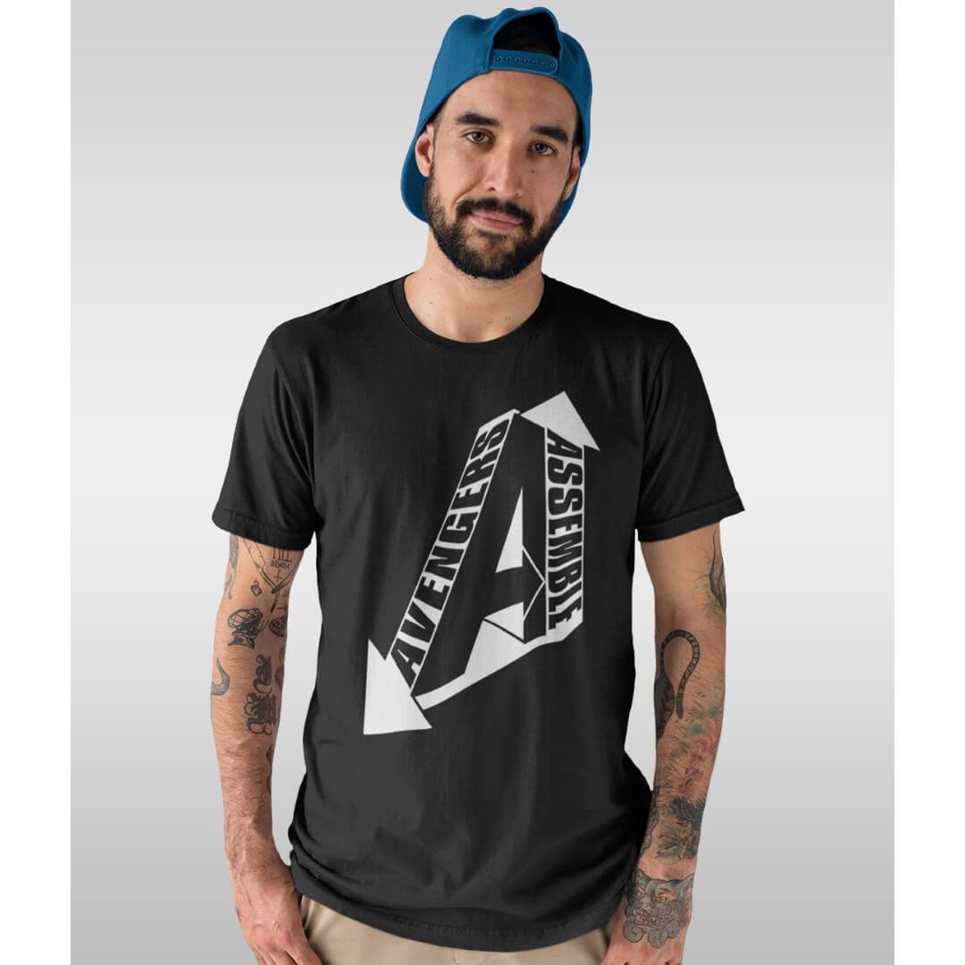 Marvel Comics Avengers Assemble T-Shirt -Celfie Design - India - www.superherotoystore.com