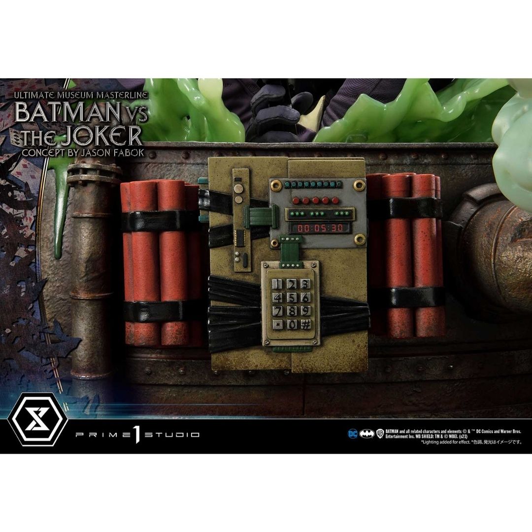 DC Comics Batman Vs The Joker (Jason Fabok) Deluxe Version Figure by Prime1 Studios -Prime 1 Studio - India - www.superherotoystore.com