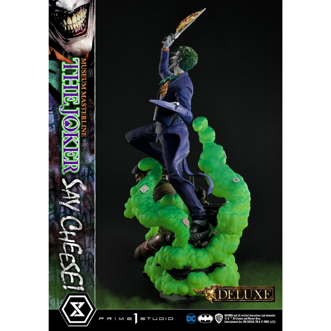 DC Comics The Joker "Say Cheese" Deluxe Version Figure by Prime1 Studios -Prime 1 Studio - India - www.superherotoystore.com