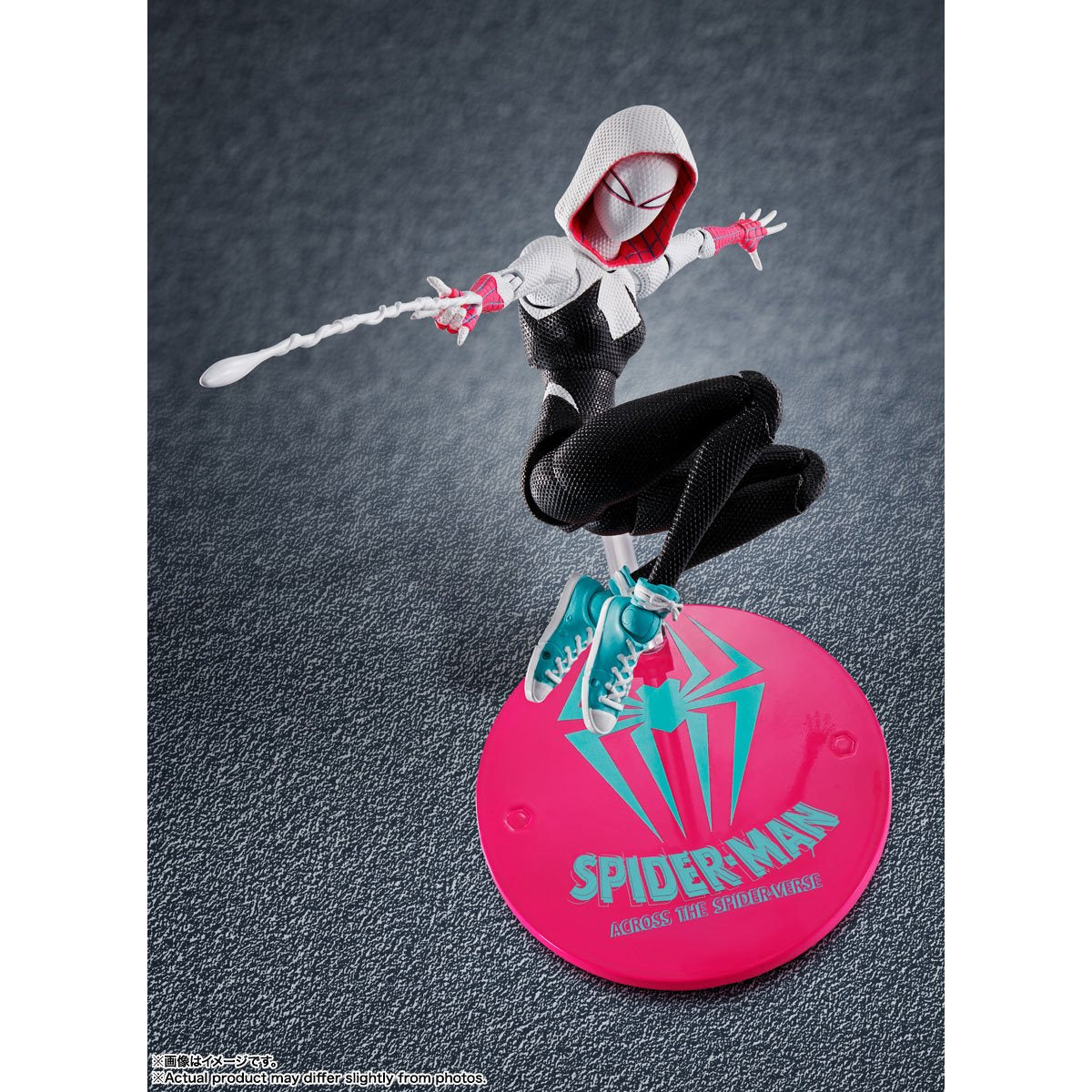 Spider-Man Across the Spiderverse Spider-Gwen Action Figure by Tamashii Nations -Tamashii Nations - India - www.superherotoystore.com