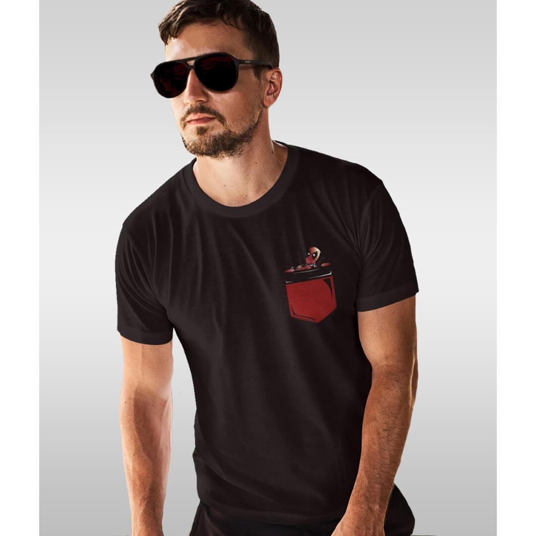 Marvel Comics Pocket Deadpool T-Shirt -Celfie Design - India - www.superherotoystore.com
