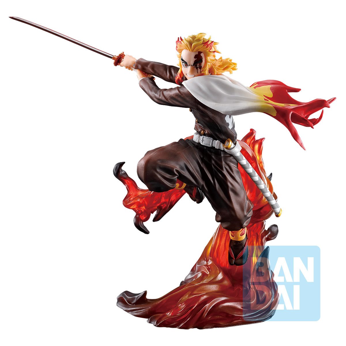 Demon Slayer: Kimetsu no Yaiba Kyojuro Rengoku Ichiban Statue by Bandai -Ichibansho - India - www.superherotoystore.com