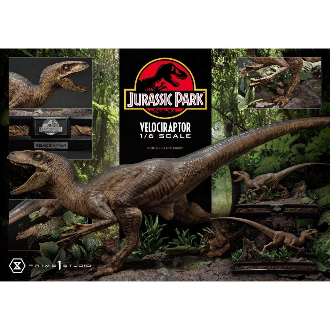Jurassic Park Velociraptor Statue Attack by Prime 1 Studio -Prime 1 Studio - India - www.superherotoystore.com
