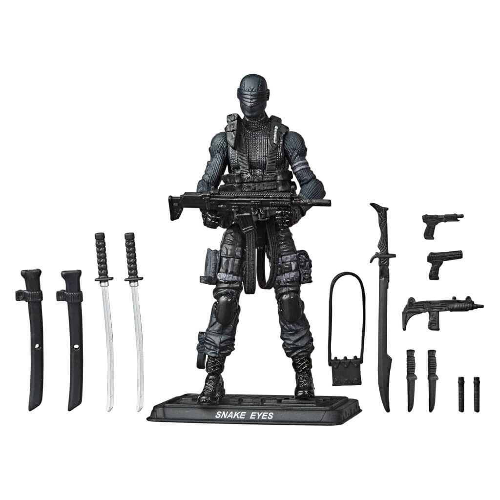 GI Joe Retro Series Snake Eyes 3.5-inch Figure by Hasbro -Hasbro - India - www.superherotoystore.com