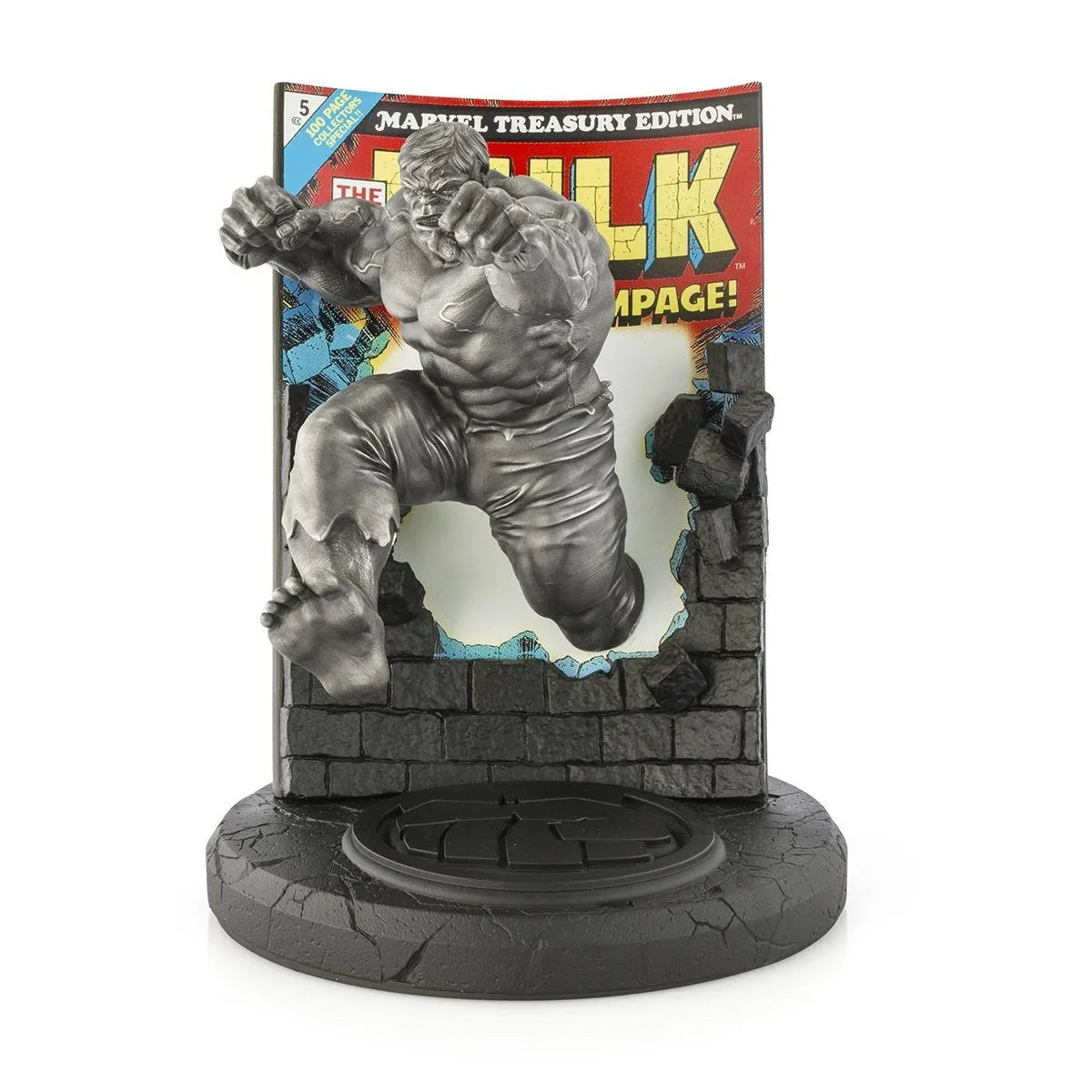 Hulk Marvel Treasury Edition #5 Limited Edition Metal Statue by Royal Selangor -Royal Selangor - India - www.superherotoystore.com