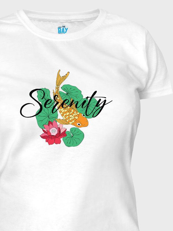 Serenity Women's Mandala Design T-Shirt -The Bay Store X The Doodleist - India - www.superherotoystore.com