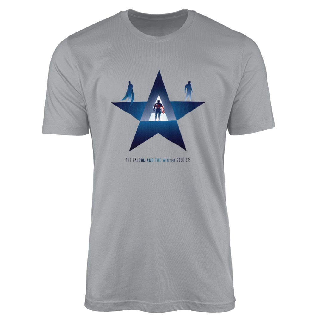 Marvel Comics The American Trio T-Shirt -Celfie Design - India - www.superherotoystore.com