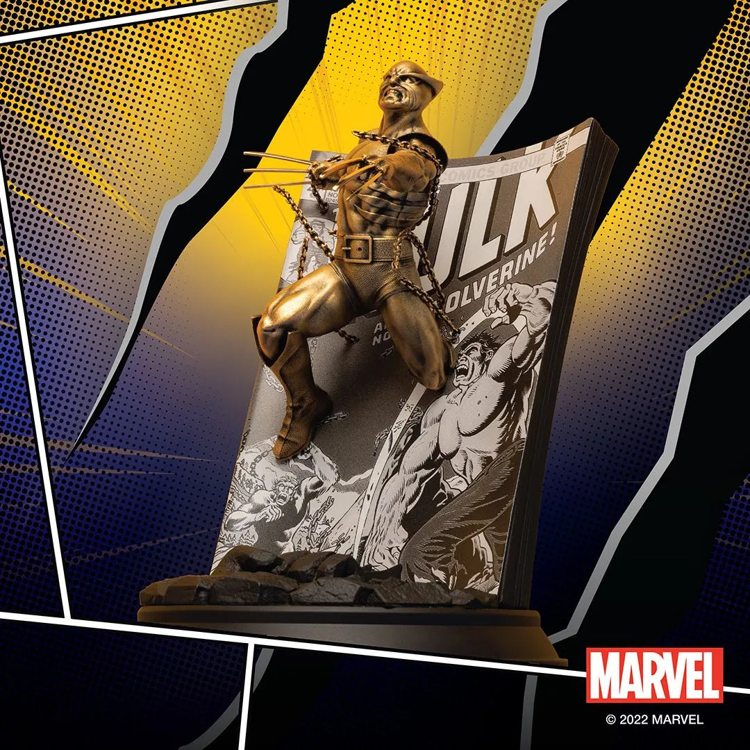 Wolverine The Incredible Hulk Volume 1 #181 Limited Edition Gilt Statue by Royal Selangor -Royal Selangor - India - www.superherotoystore.com