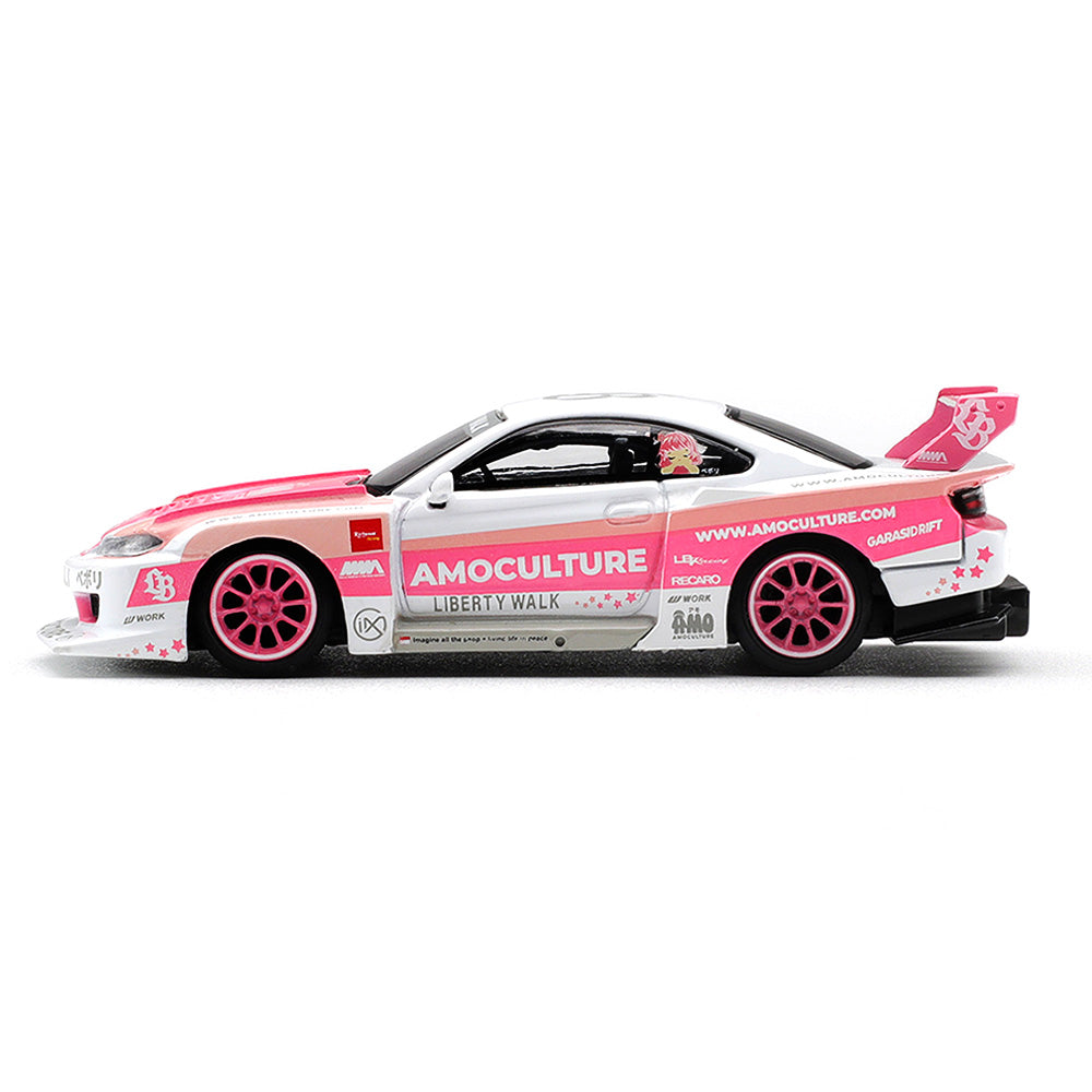 Nissan Silvia (S15) Lb-Super Silhouette Amoculture By Mini Gt -Mini GT - India - www.superherotoystore.com