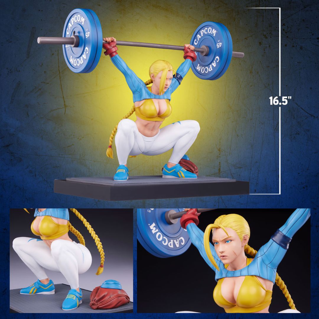 Cammy: Powerlifting (Alpha Edition) Statue by PCS Collectibles -PCS Studios - India - www.superherotoystore.com
