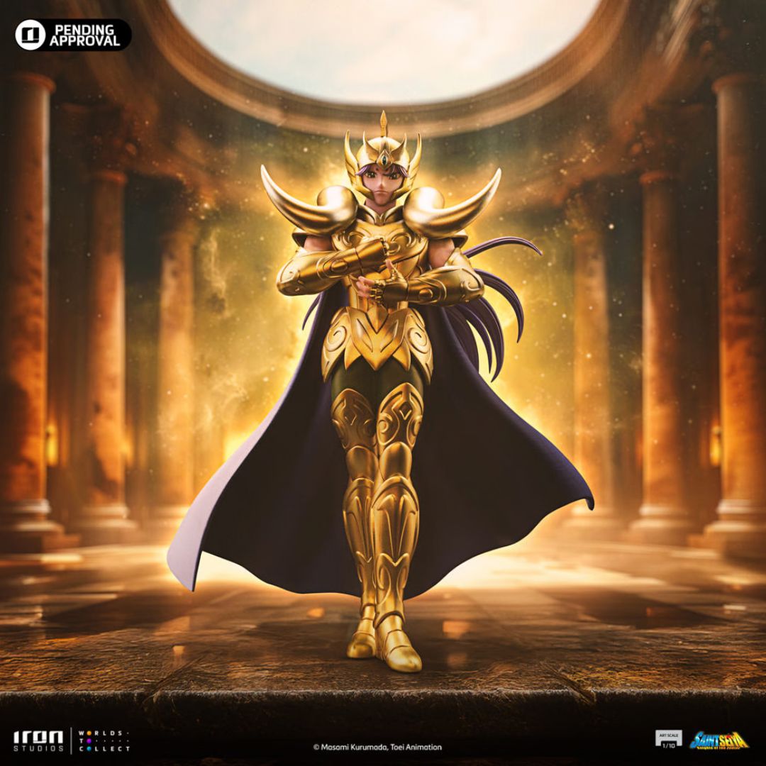 Aries Mu Statue By Iron Studios