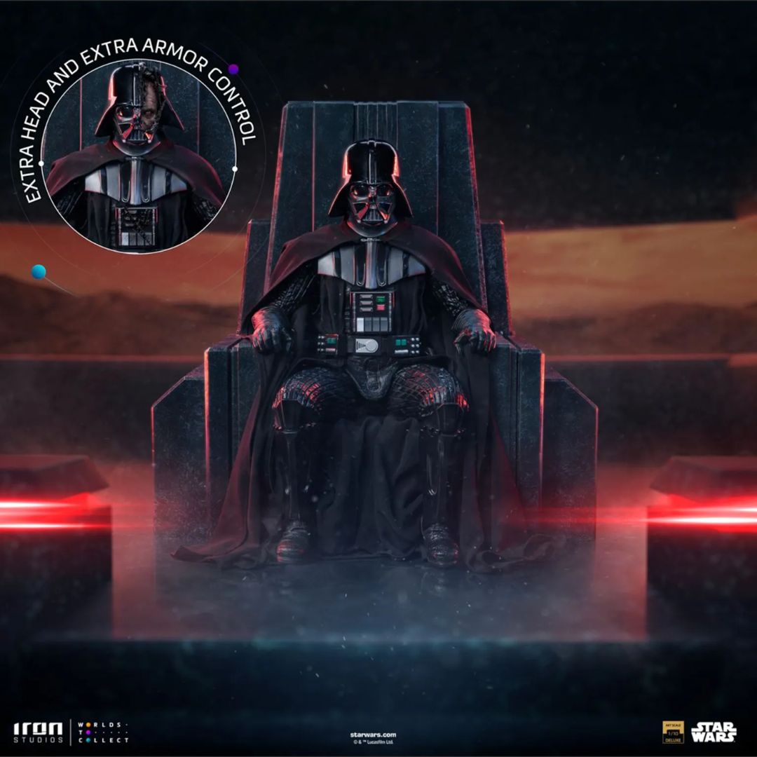 Star Wars Darth Vader On Throne Statue By Iron Studios -Iron Studios - India - www.superherotoystore.com