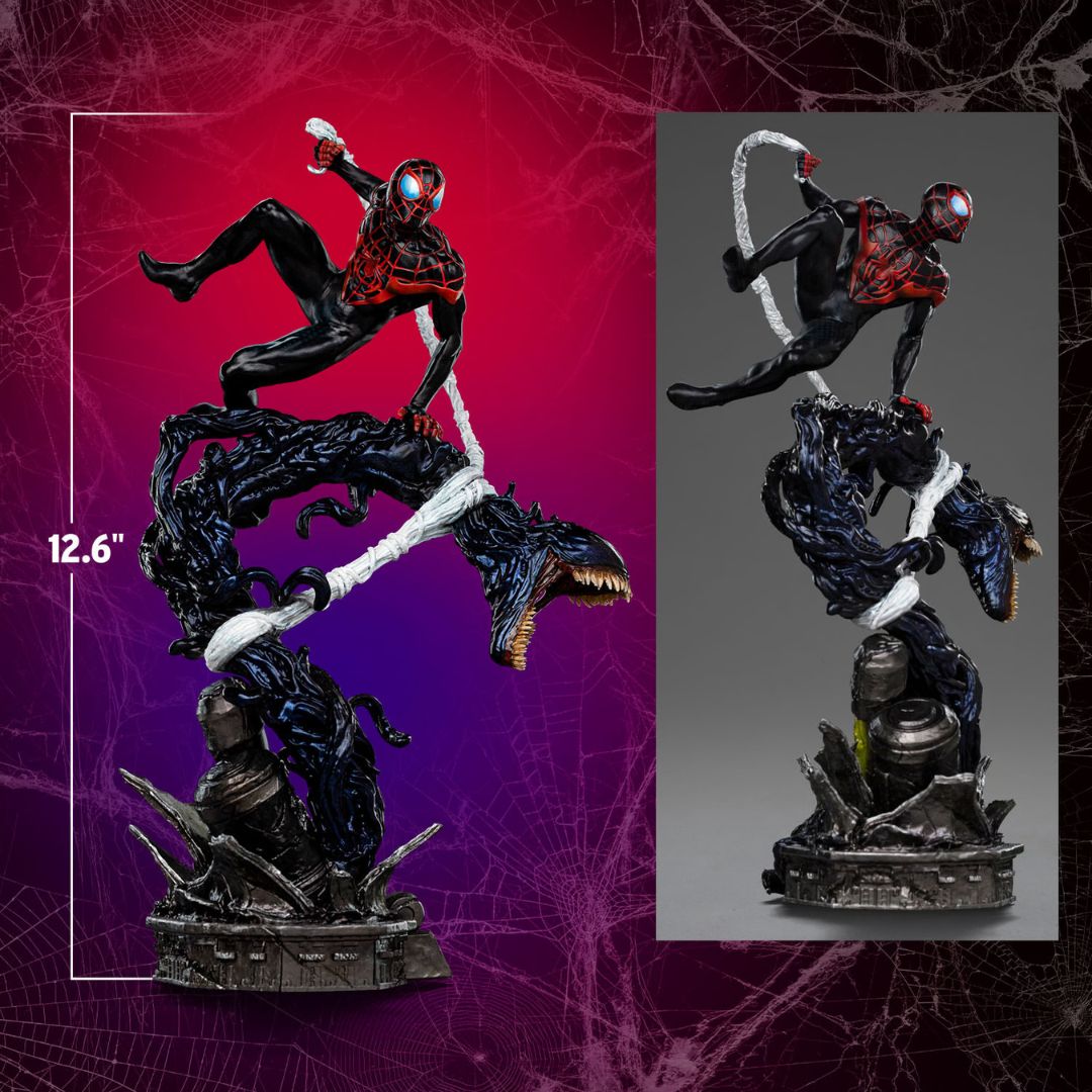 Miles Morales Bds Art Statue By Iron Studios -Iron Studios - India - www.superherotoystore.com