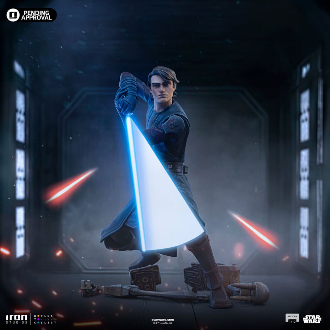 Anakin Skywalker Clone Wars Statue By Iron Studios -Iron Studios - India - www.superherotoystore.com