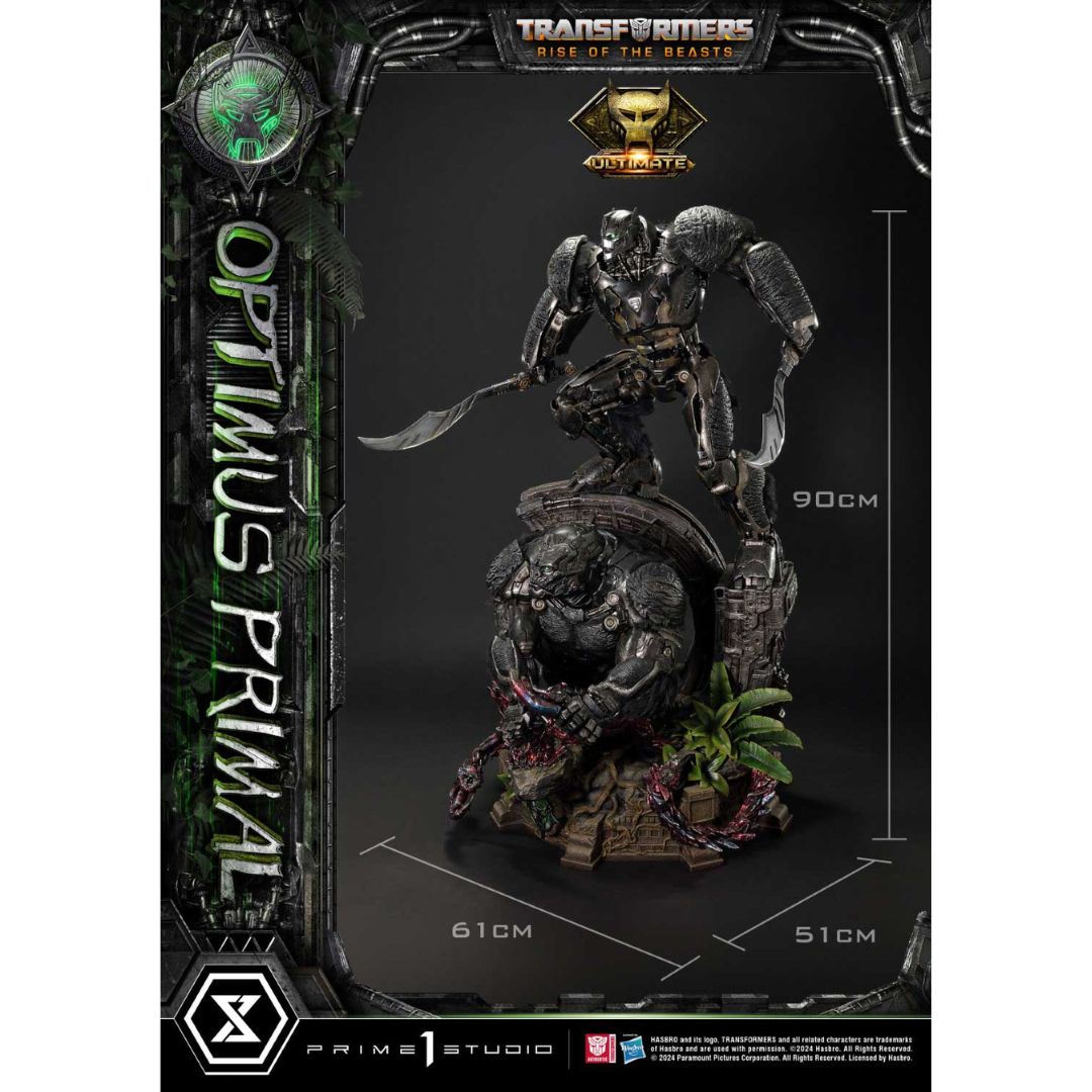Transformers: Rise Of The Beasts (Film) Optimus Primal Ultimate Bonus Version Statue By Prime1 Studios -Prime 1 Studio - India - www.superherotoystore.com