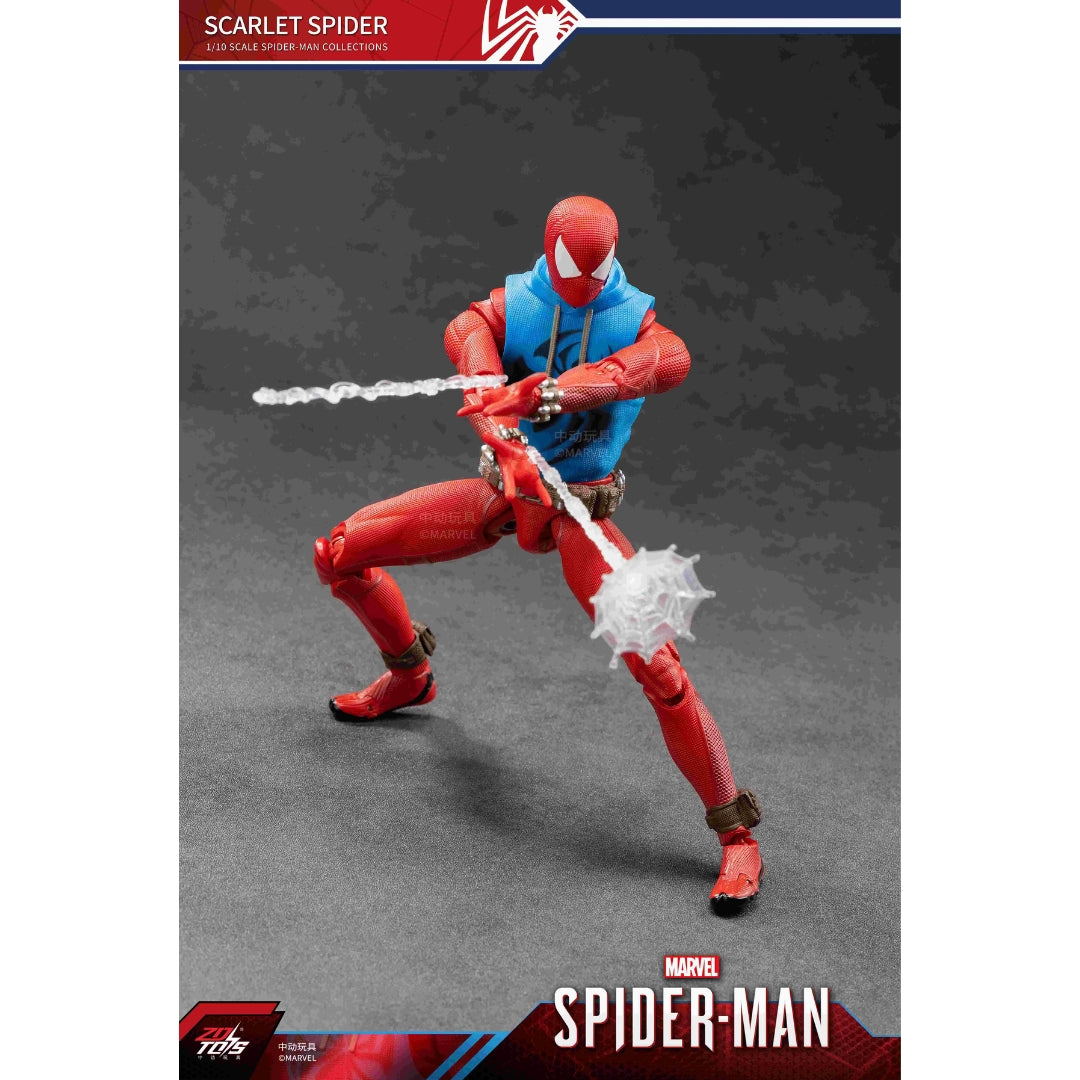 Spider-Man Scarlet Spider Action Figure By Zd Toys