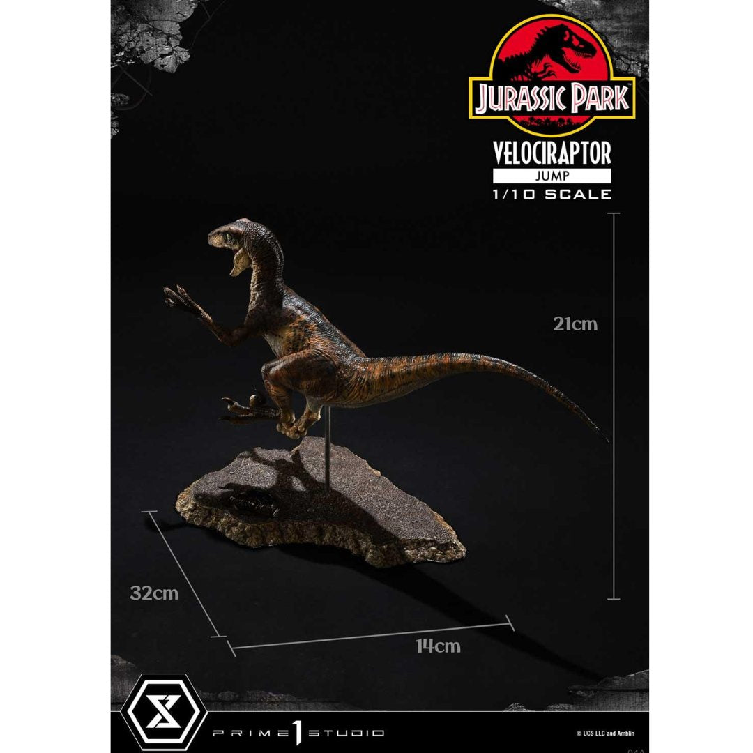 Jurassic Park (Film) Velociraptor Jump statue by Prime1 Studios -Prime 1 Studio - India - www.superherotoystore.com