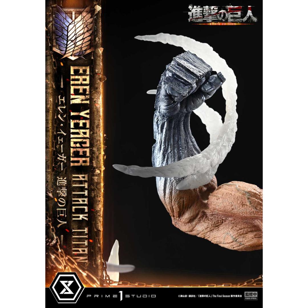 Tv Animation Attack On Titan Eren Yeager Statue By Prime1 Studios -Prime 1 Studio - India - www.superherotoystore.com