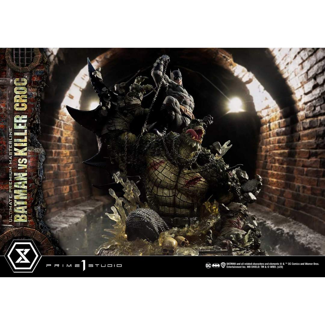 DC Comics Batman VS Killer Croc Statue by Prime1 Studios -Prime 1 Studio - India - www.superherotoystore.com