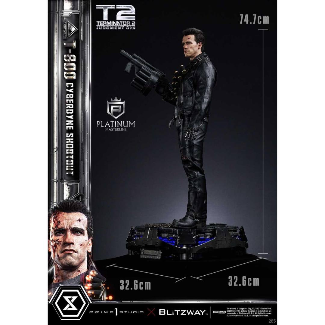 Terminator 2: Judgment Day T-800 favorite Cyberdyne Shootout By Prime 1 Studio -Prime 1 Studio - India - www.superherotoystore.com