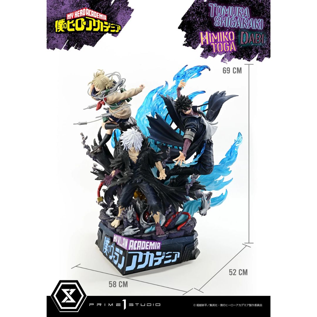 Tomura Shigaraki, Dabi, And Himiko Toga (Deluxe Version) By Prime1 Studios -Prime 1 Studio - India - www.superherotoystore.com