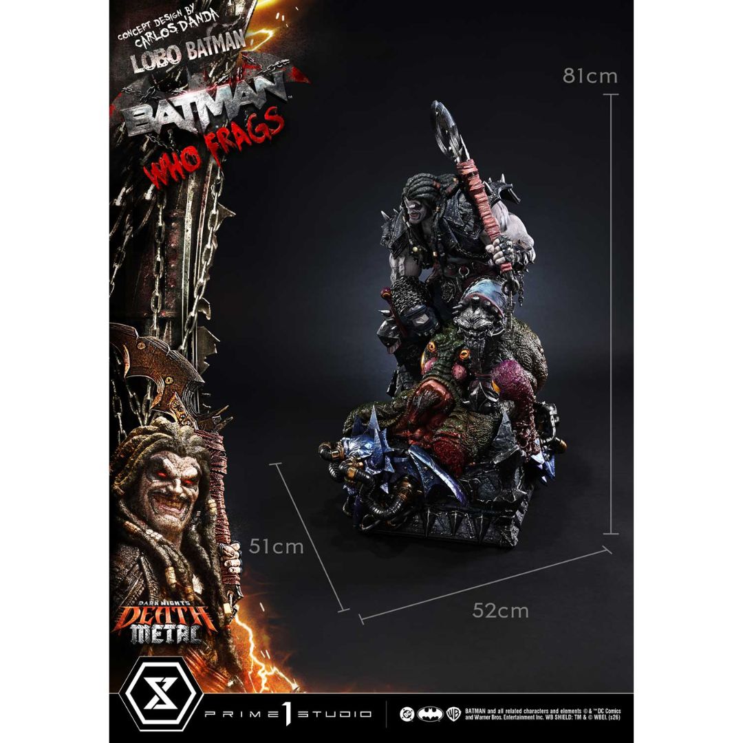 Dark Nights: Death Metal (Comics) Lobo Batman: Batman Who Frags Statue By Prime1 Studios