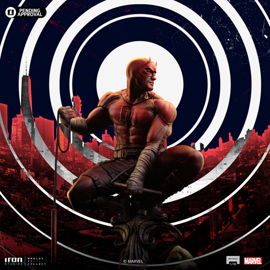Daredevil Unleashed Statue By Iron Studios -Iron Studios - India - www.superherotoystore.com