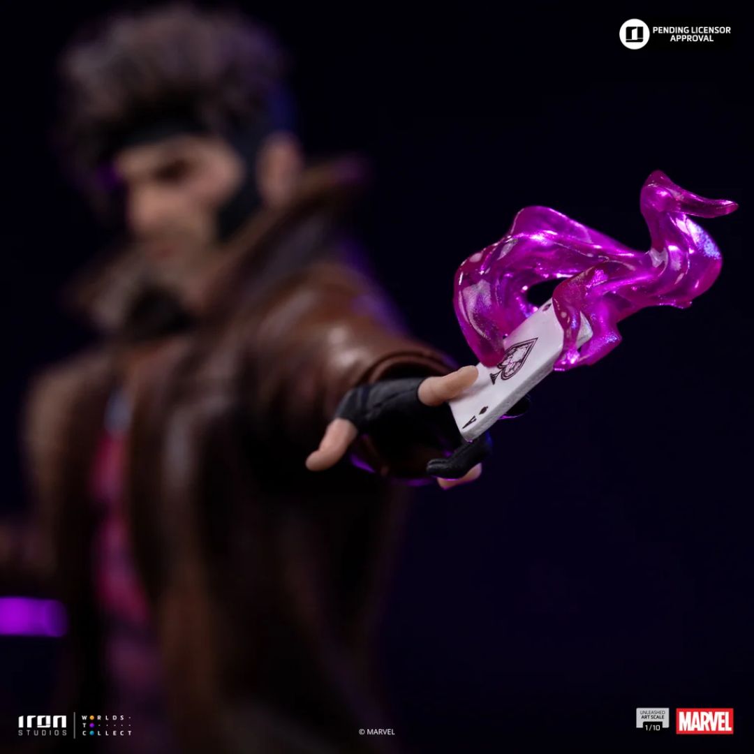 Gambit Unleashed - X-Men - Art Scale 1/10 Statue By Iron Studios