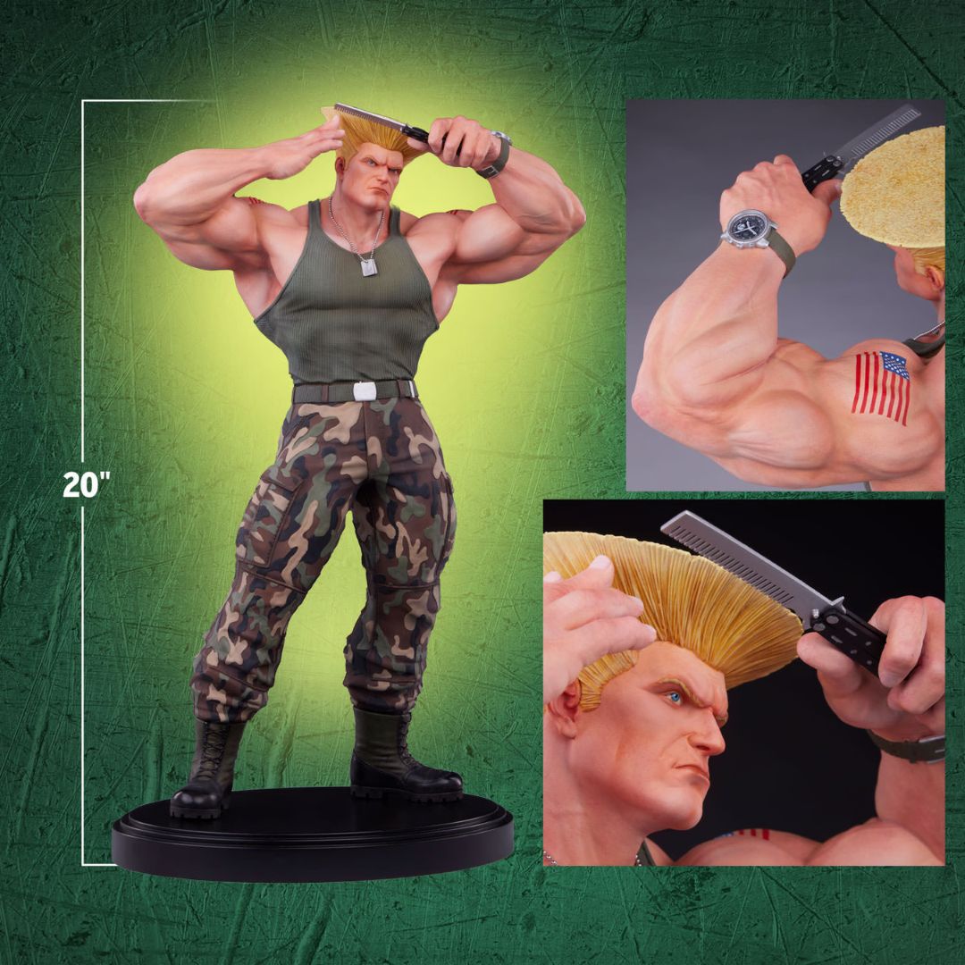 Guile Deluxe Edition statue by PCS Collectibles -PCS Studios - India - www.superherotoystore.com