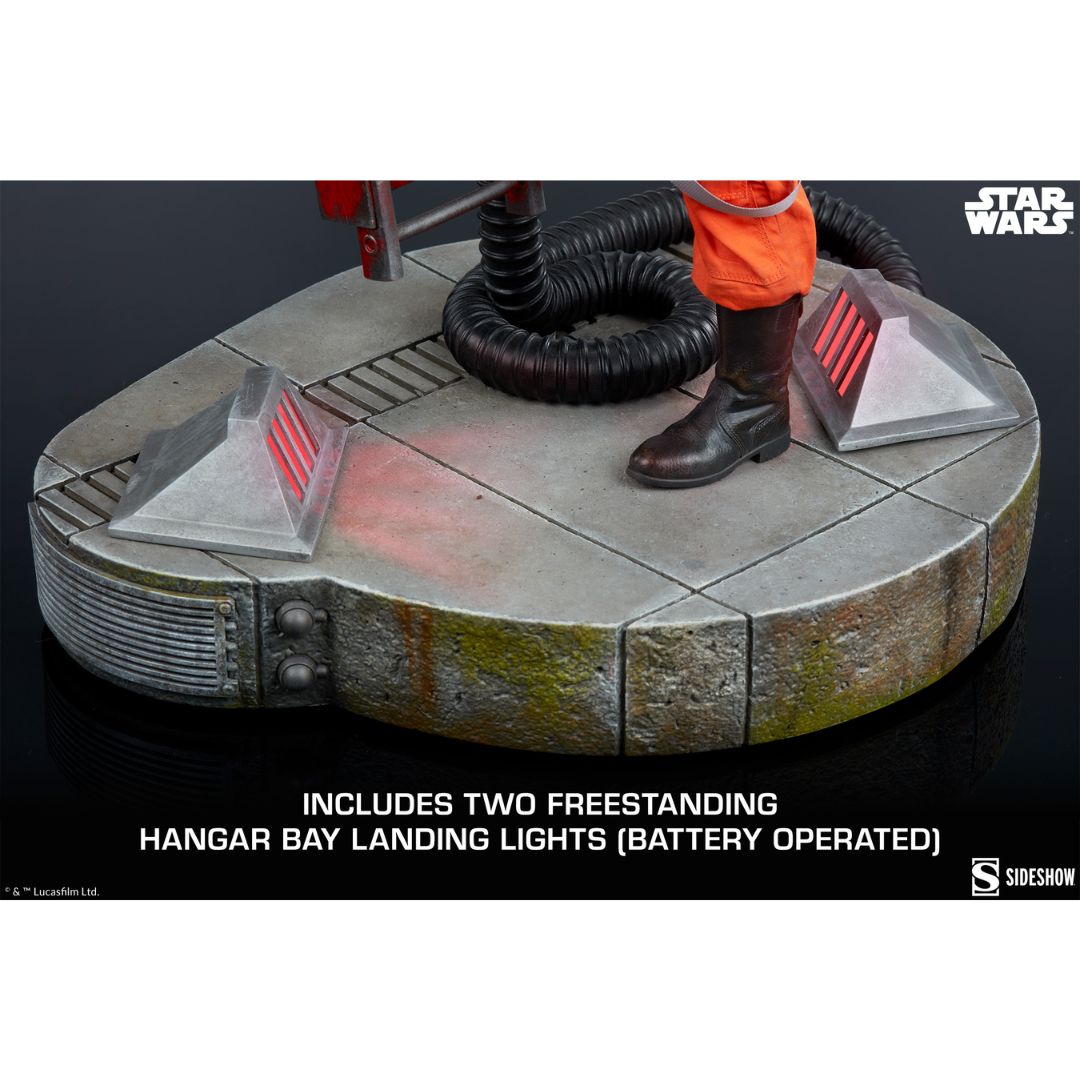 Luke Skywalker & X-Wing: Red Five, Standing By Premium Format Statue By Sideshow Collectibles -Sideshow Collectibles - India - www.superherotoystore.com