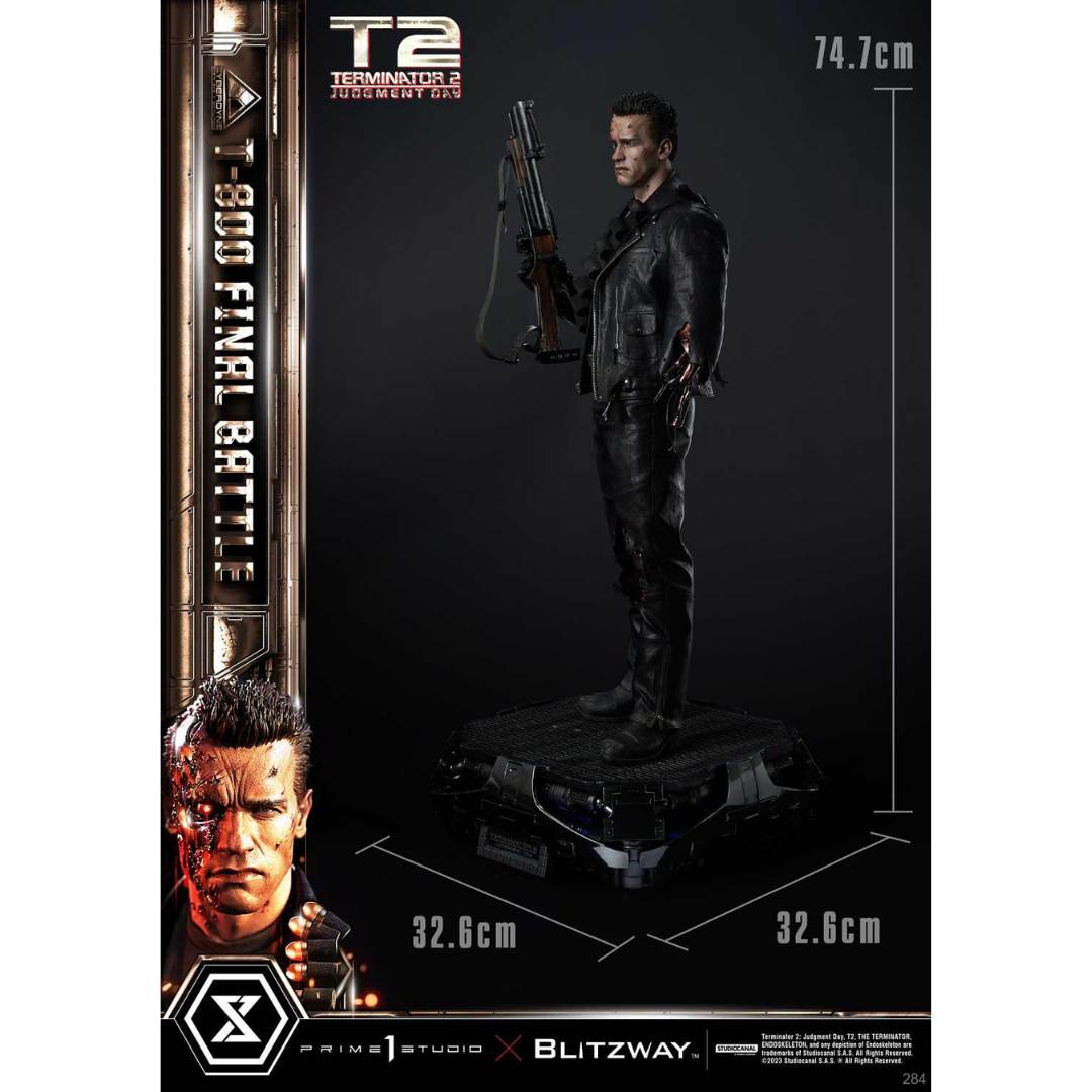 Terminator 2: Judgment Day T-800 Final Battle DX Bonus Version by Prime 1 Studios -Prime 1 Studio - India - www.superherotoystore.com