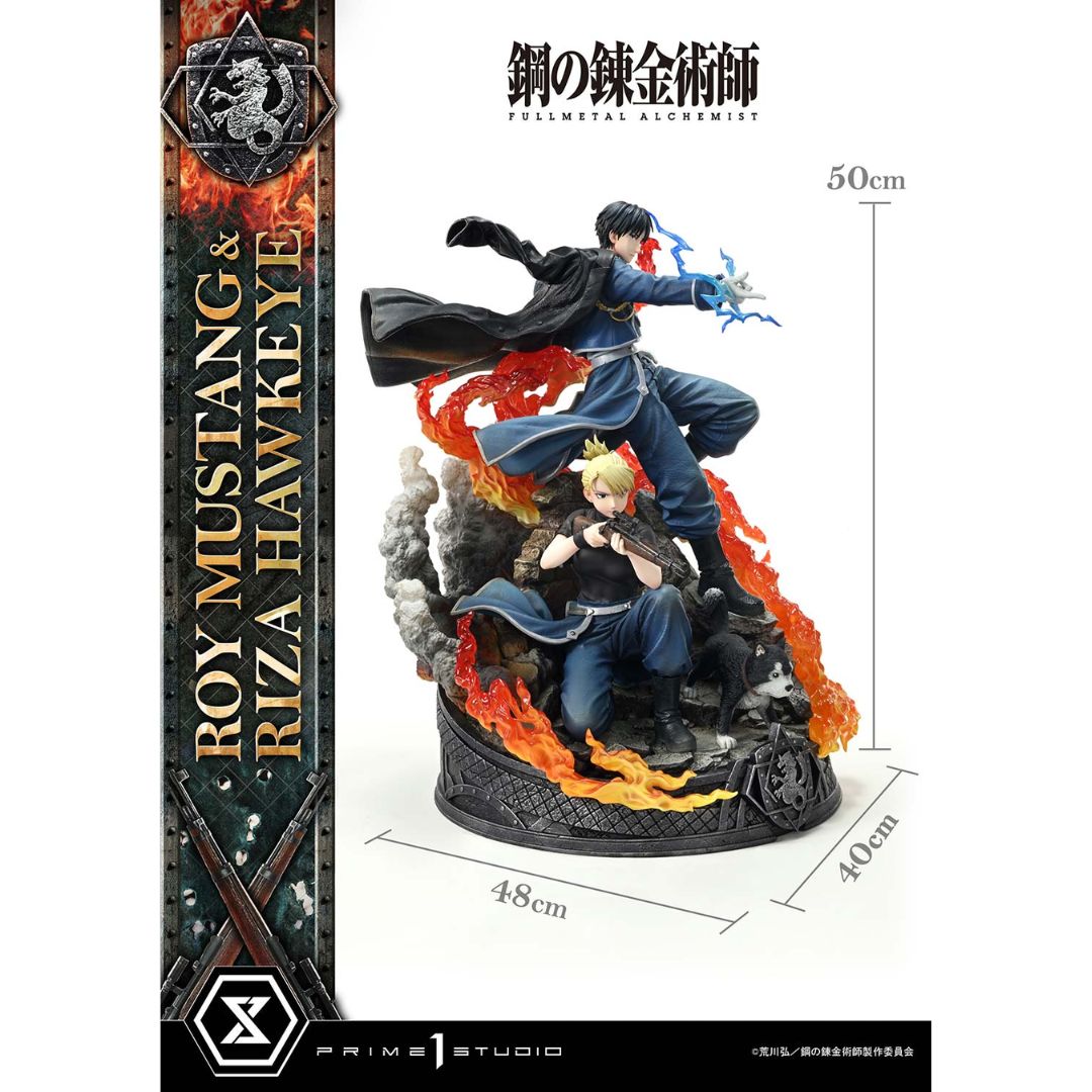 Fullmetal Alchemist Roy Mustang & Riza Hawkeye Dx Regular Version statue By Prime1 Studios -Prime 1 Studio - India - www.superherotoystore.com