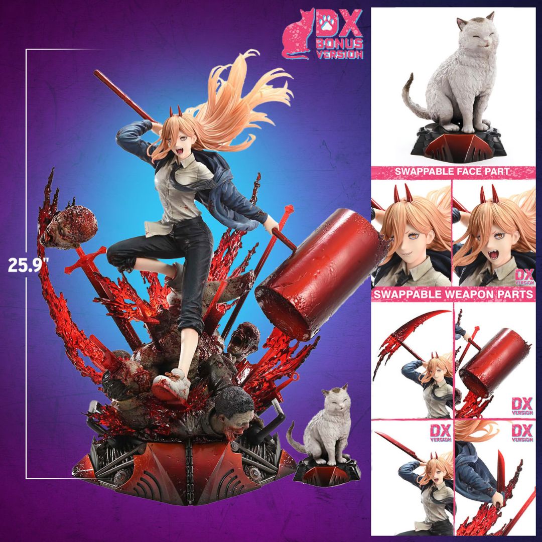 CHAINSAW MAN POWER DX Bonus Version by Prime1 Studios -Prime 1 Studio - India - www.superherotoystore.com