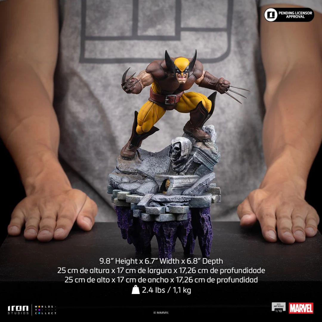 Wolverine - Infinity Gauntlet Diorama - Bds Art Statue By Iron Studios