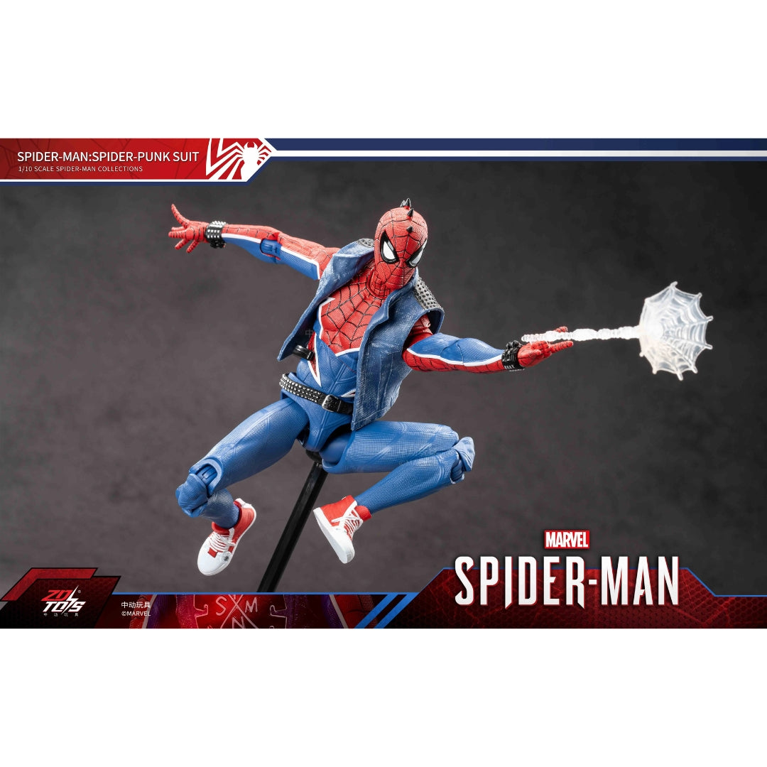 Spider-Man: Spider-Punk Suit Action Figure By Zd Toys