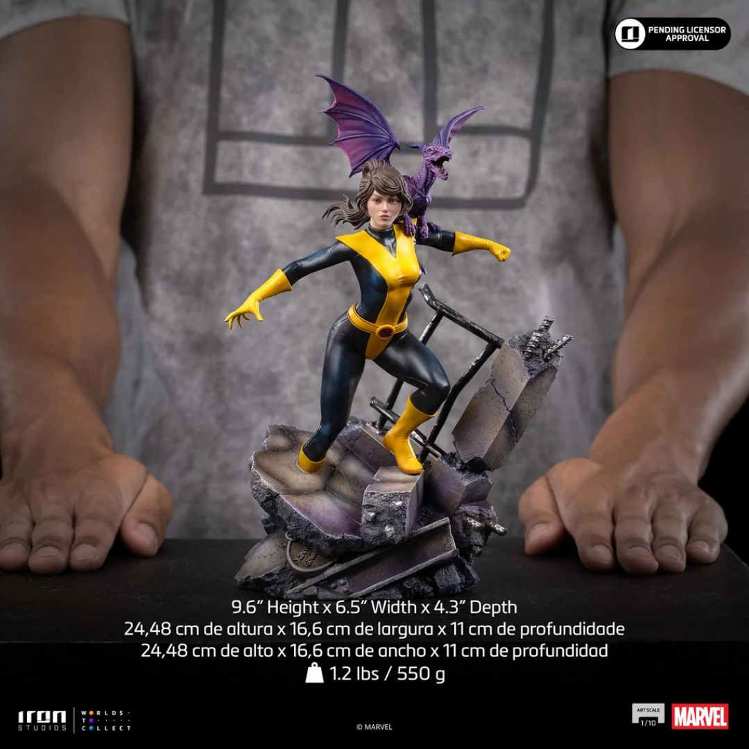 Kitty Pride & Lockheed - X-Men Comics - BDS Art Scale 1/10 Statue By Iron Studios